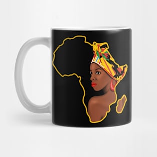 African Queen Melanin Afro Mug